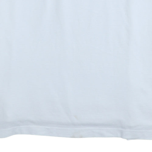 Tommy Hilfiger Men's White Slim Fit Cotton Polo Shirt Size L