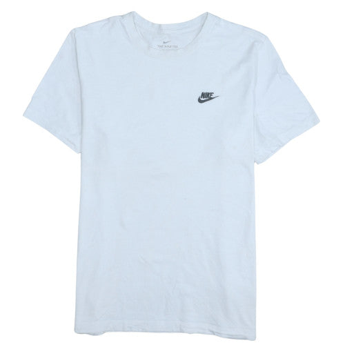 Nike Men's White Crew Neck Sports T-Shirt Size L