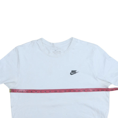 Nike Men's White Crew Neck Sports T-Shirt Size L