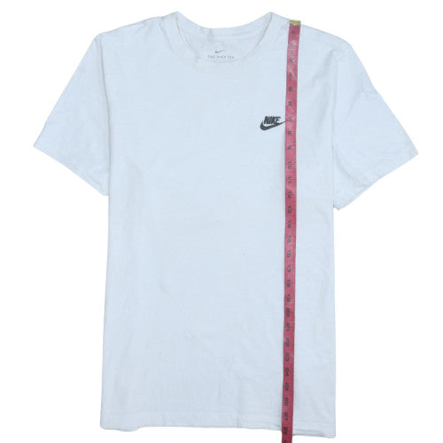 Nike Men's White Crew Neck Sports T-Shirt Size L