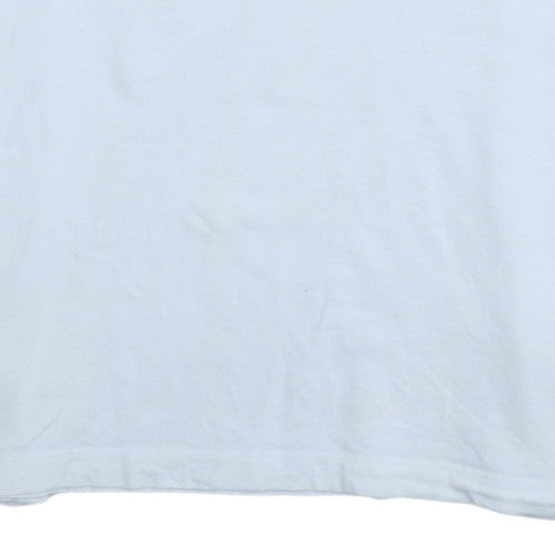 Nike Men's White Crew Neck Sports T-Shirt Size L