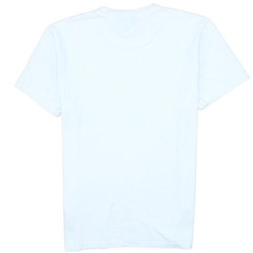Napapijri Men’s White Cotton Logo Graphic T-Shirt Size S Regular Fit