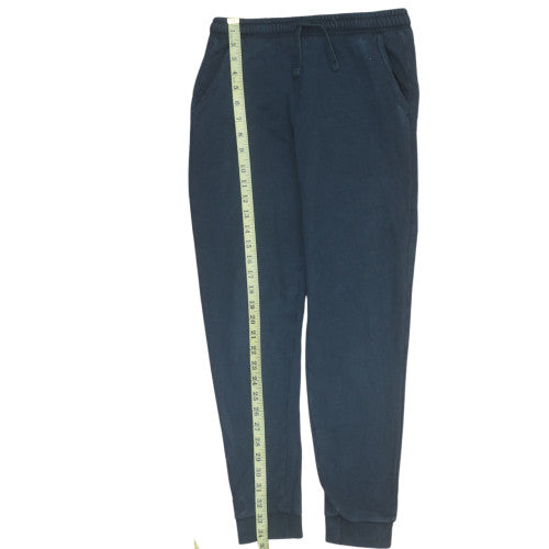 Marks and Spencer Boys Blue Cotton Jogger Trousers 12-13 Years