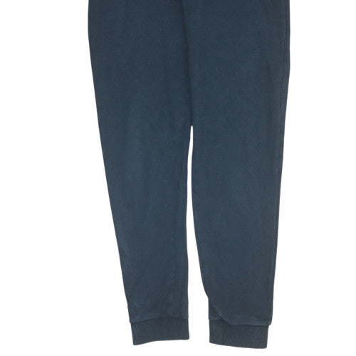 Marks and Spencer Boys Blue Cotton Jogger Trousers 12-13 Years