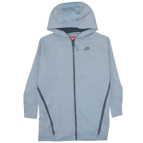 Nike Men's Grey Full Zip Hoodie XL Regular Fit Lightweight