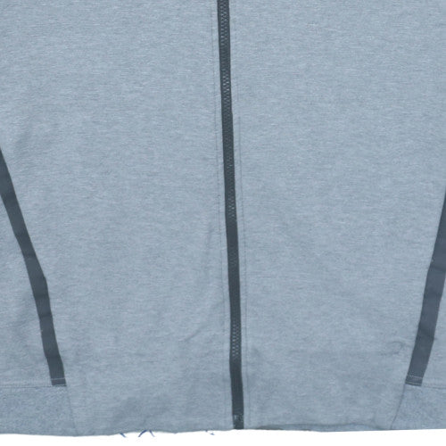 Nike Men's Grey Full Zip Hoodie XL Regular Fit Lightweight