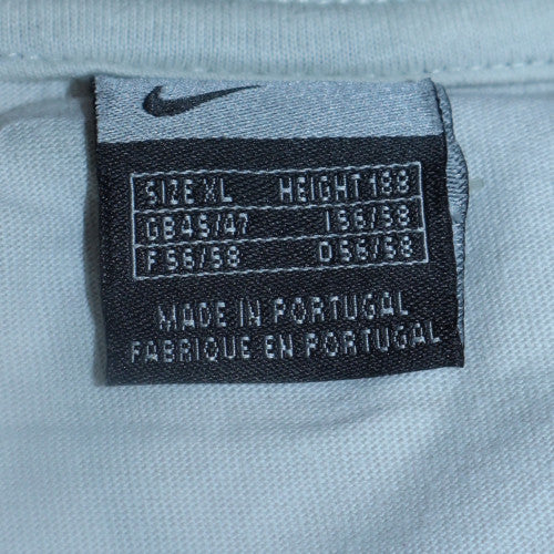 Nike Men's White Long Sleeve Retro 71 Logo T-Shirt XL
