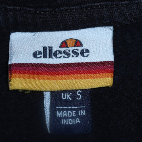 Ellesse Men's Blue Pullover Hoodie Small Retro Sportswear