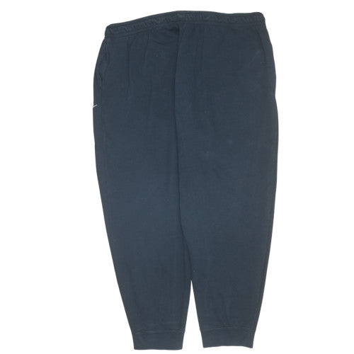 Nike Men's Black 2XL Fleece Sweatpants Jogger Trousers