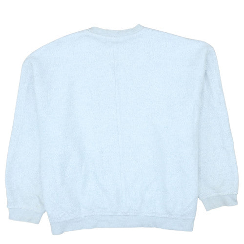 Adidas Women's White Crew Neck Sweatshirt Size 20 Relaxed Fit