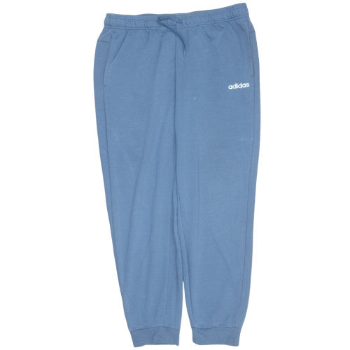 Adidas Mens Blue XL Sweatpants Regular Fit Casual Tapered Joggers