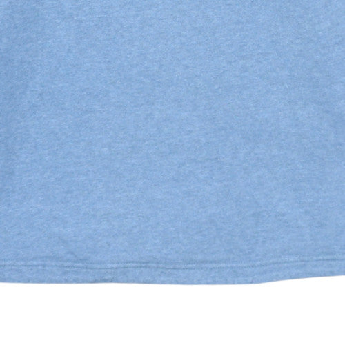 Adidas Women Blue 1/4 Zip Pullover Sweatshirt M