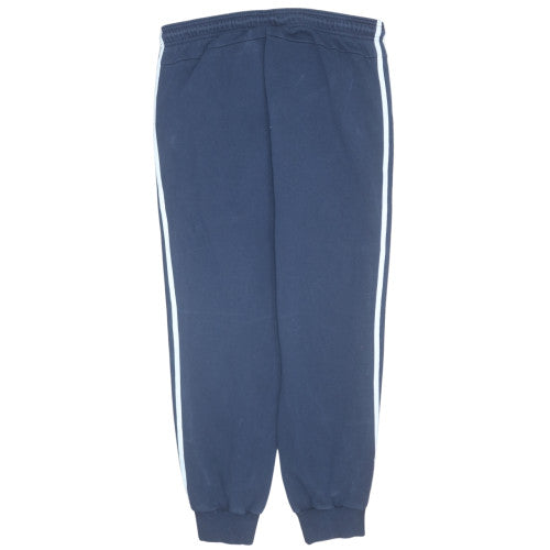 Adidas Women's Blue Jogger Sweatpants L Elastic Waist Fleece