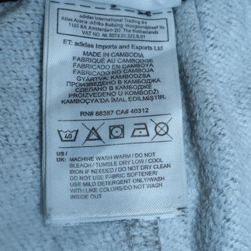 Adidas Men’s Grey Sport Essentials Climalite Sweatpants L Regular Fit