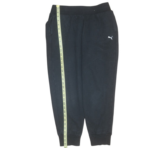 Puma Men's Black Jogger Sweatpants Medium Cotton Blend