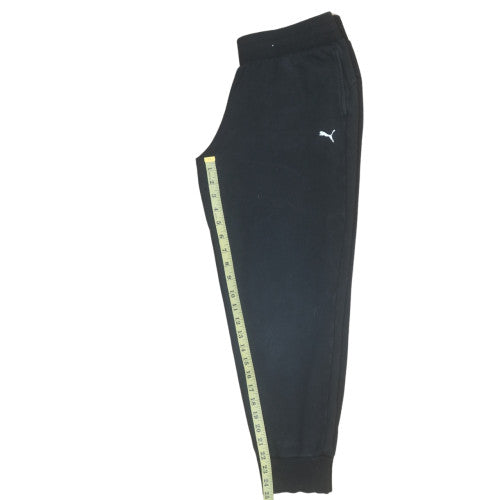 Puma Men's Black Jogger Sweatpants Medium Cotton Blend