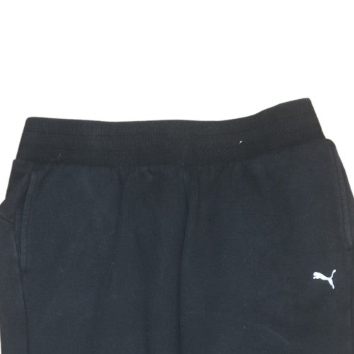 Puma Men's Black Jogger Sweatpants Medium Cotton Blend