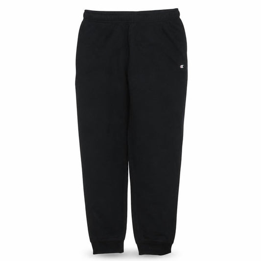 Front view of Champion Men's Black XL Fleece Lined Sweatpants