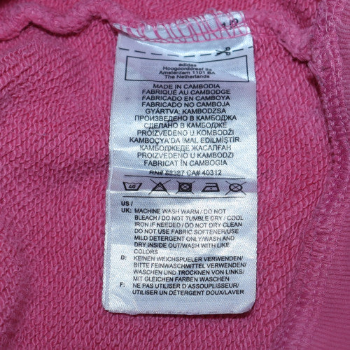 Adidas Women Pink Crew Neck Pullover Sweatshirt UK 10