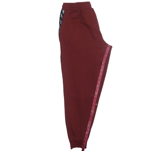 Puma Men’s Red XL Jogger Sweatpants with Logo Tape Sides