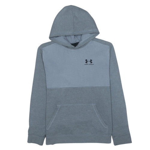 Under Armour Boys Grey Pullover Hoodie YXL ColdGear Loose Fit