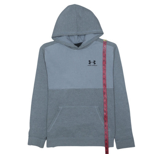 Under Armour Boys Grey Pullover Hoodie YXL ColdGear Loose Fit