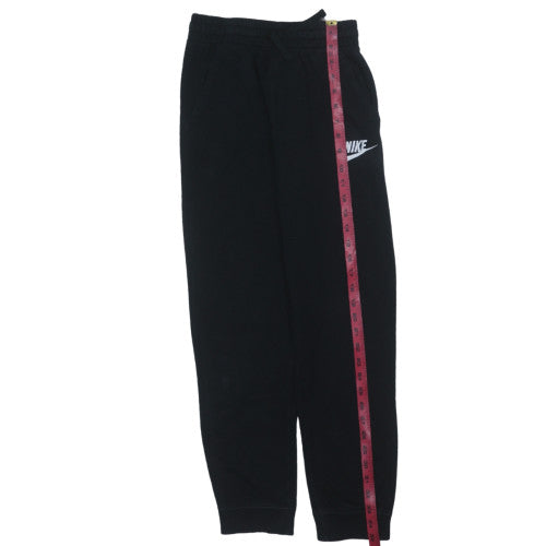 Nike Boys Black Jogger Trousers Size L 147-158cm Elastic Waist Pockets