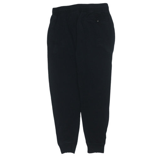 Gymshark Mens Black Jogger Sweatpants M Tapered Fit Fleece