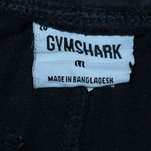 Gymshark Mens Black Jogger Sweatpants M Tapered Fit Fleece