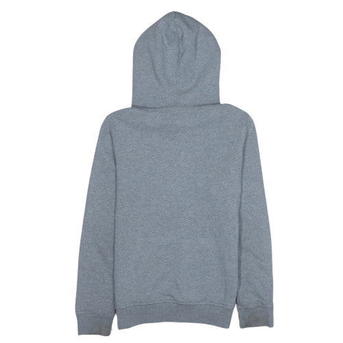 The North Face Boys Grey Pullover Hoodie L Cotton Blend Logo Design