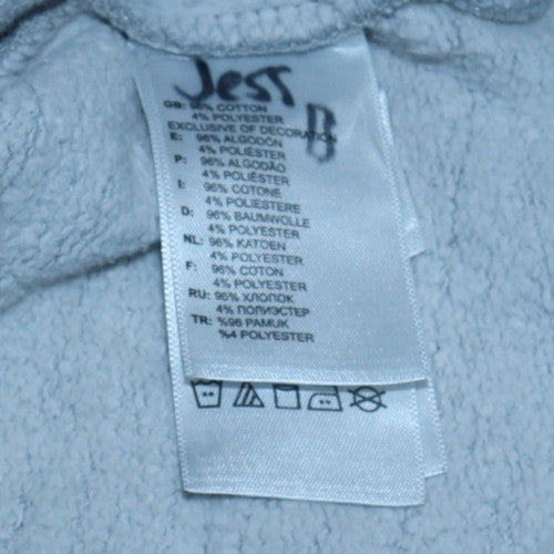 The North Face Boys Grey Pullover Hoodie L Cotton Blend Logo Design