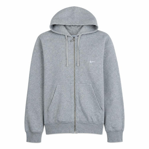 Nike Men's Grey Full Zip Hoodie Small Fleece Sweatshirt