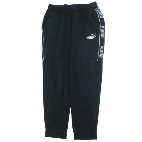 Puma Men's Black M Fleece Sweatpants Regular Fit Sports Trousers