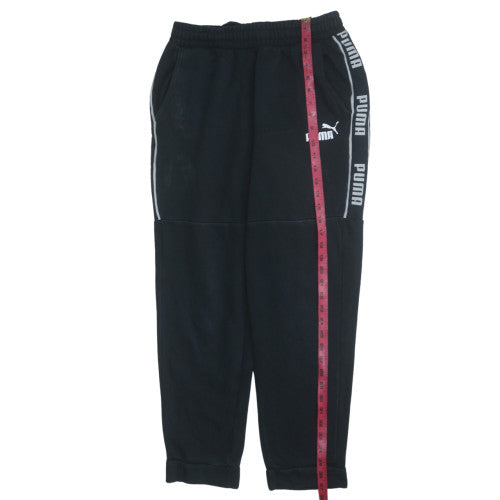 Puma Men's Black M Fleece Sweatpants Regular Fit Sports Trousers