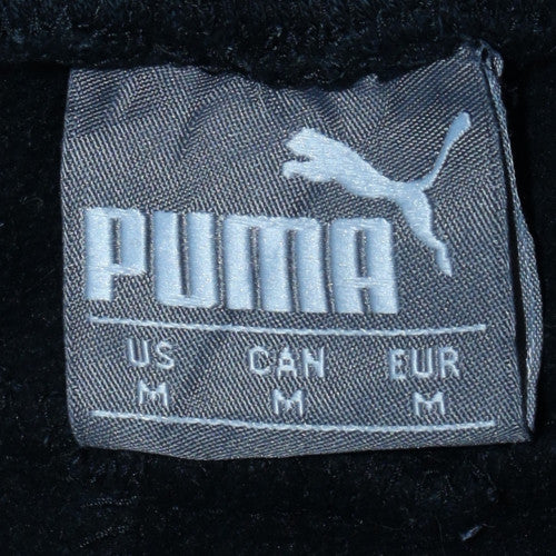 Puma Men's Black M Fleece Sweatpants Regular Fit Sports Trousers