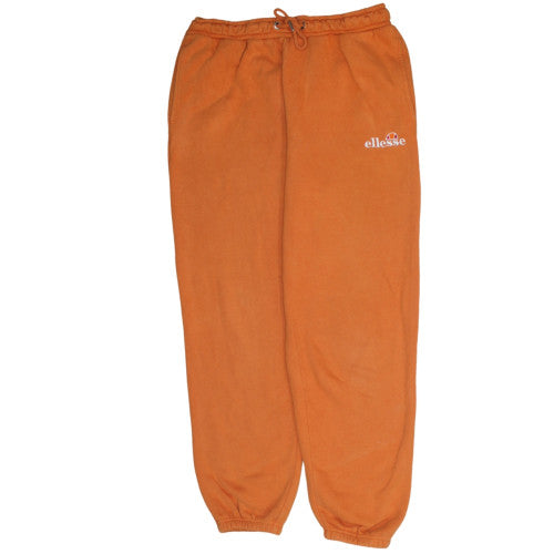 Ellesse Womens Orange Fleece Sweatpants Size 10 Regular Fit