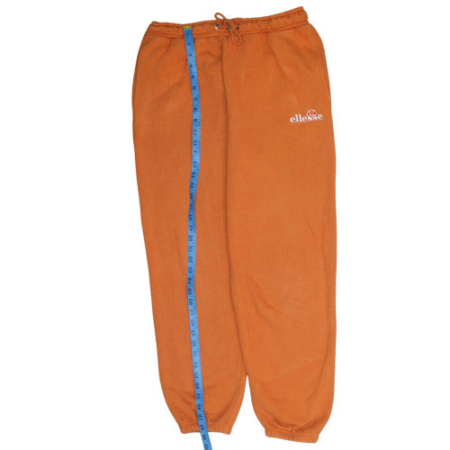Ellesse Womens Orange Fleece Sweatpants Size 10 Regular Fit