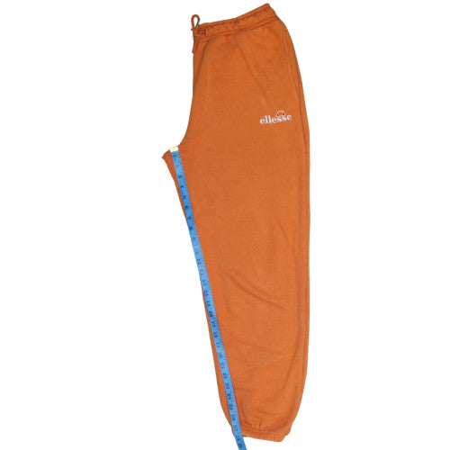 Ellesse Womens Orange Fleece Sweatpants Size 10 Regular Fit