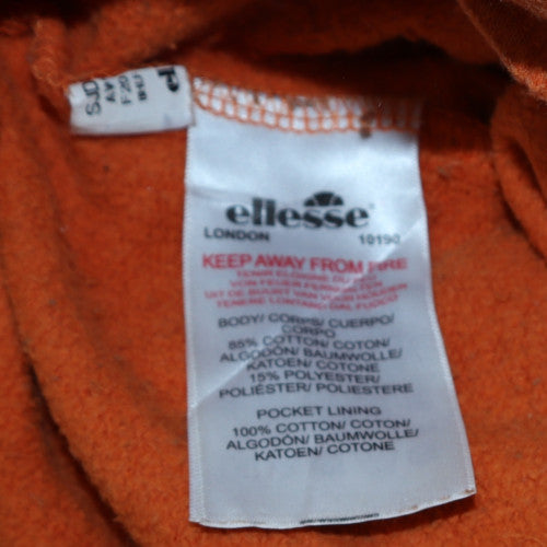 Ellesse Womens Orange Fleece Sweatpants Size 10 Regular Fit