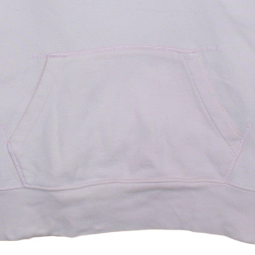 Levi's Women Pink Pullover Hoodie Size S Cotton Regular Fit