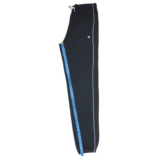 Champion Boys Black 2XL Jogger Trousers with Side Stripe and Drawstring