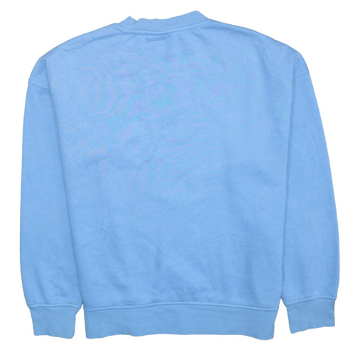 Disney Women Blue Stitch Graphic Pullover Sweatshirt Size M 12/14