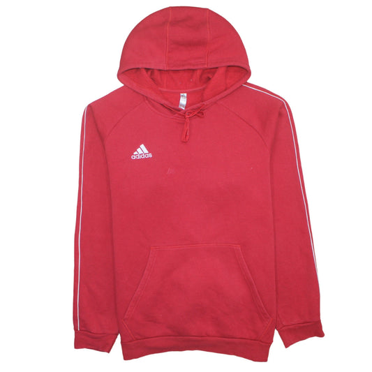 Adidas Mens Red XL Pullover Hoodie Fleece Sports Sweatshirt