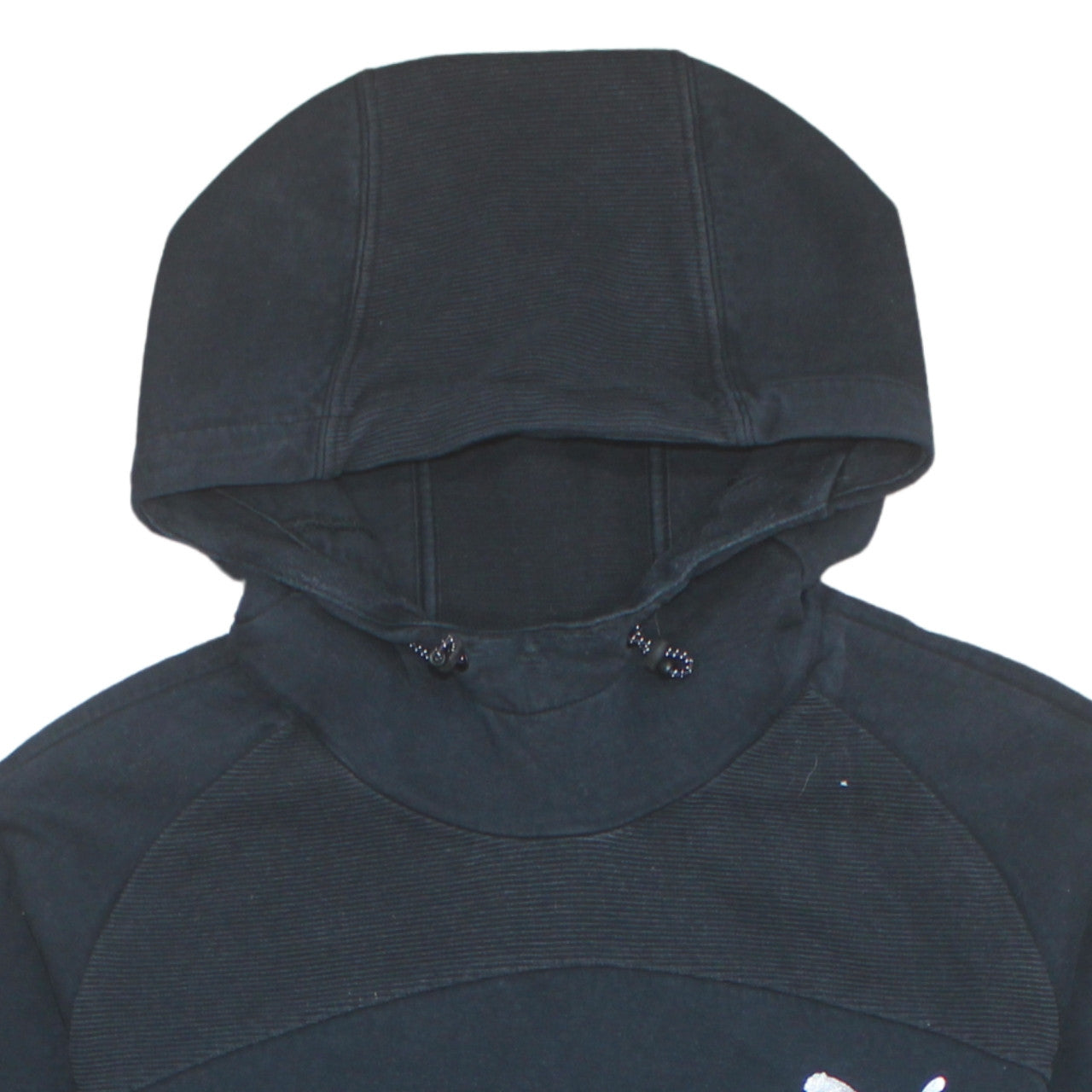 Puma Men's Black XL Pullover Hoodie with Zip Pocket Sportswear