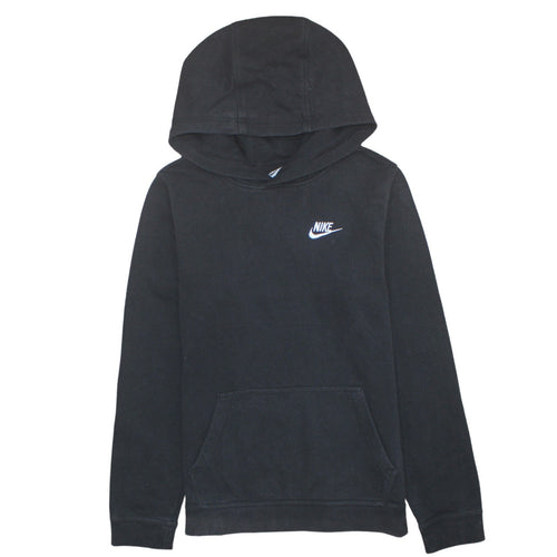 Nike Boys Black XL Pullover Hoodie Long Sleeve Comfortable Cotton Blend