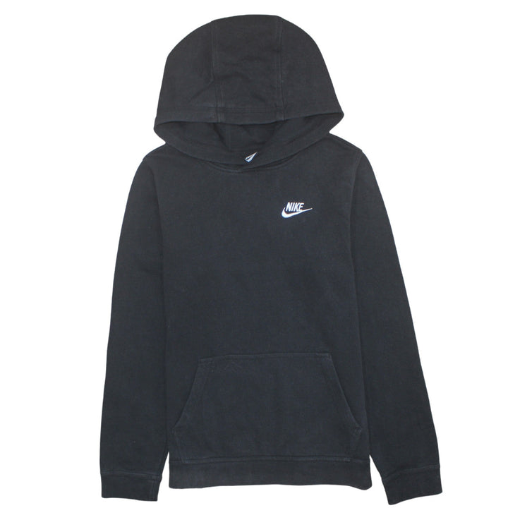 Nike Boys Black XL Pullover Hoodie Long Sleeve Comfortable Cotton Blend
