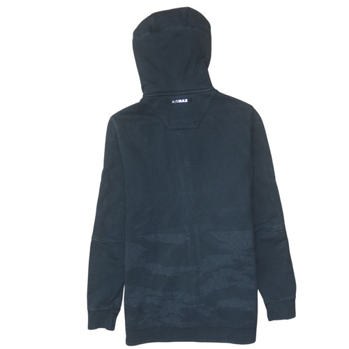 Nike Boys Black Full Zip Hoodie 12-13 Years Air Max Lined Sweatshirt