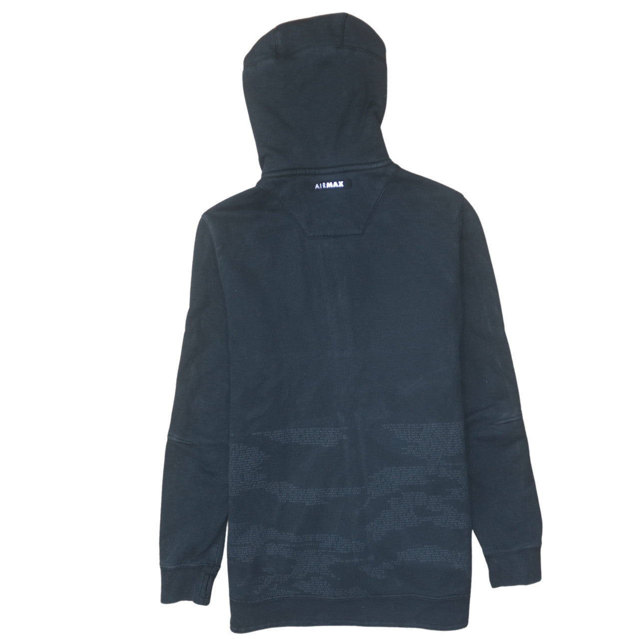 Nike Boys Black Full Zip Hoodie 12-13 Years Air Max Lined Sweatshirt
