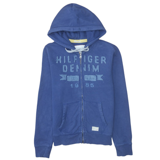 Hilfiger Denim Men's Blue Full Zip Hoodie Size M