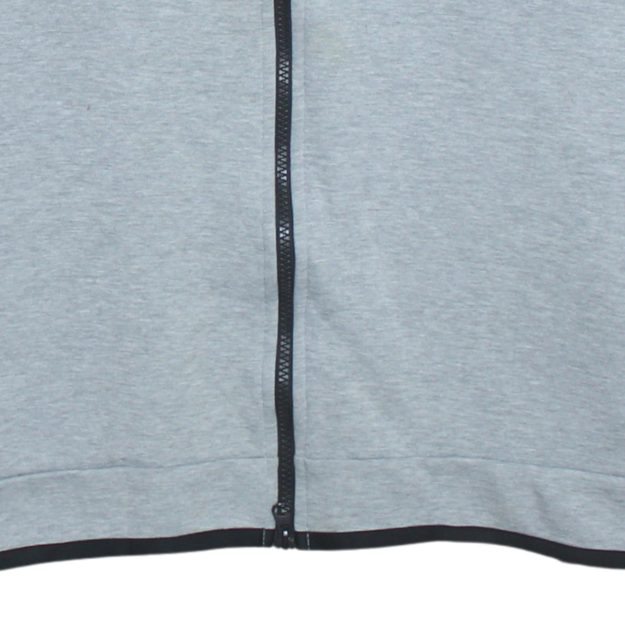 Nike Men's Grey Full Zip Hooded Sweatshirt Size L